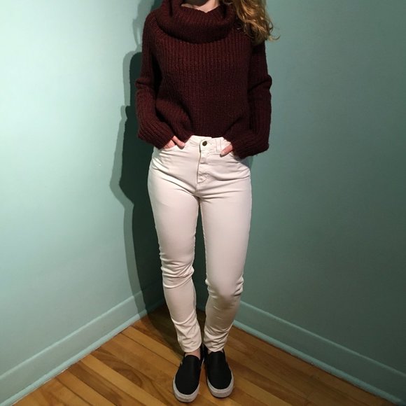 Bluenotes cropped burgundy sweater - Picture 6 of 7